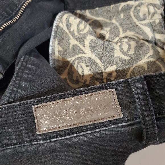 Brax Feel Good Womens Carola Brillian Straight Leg Jeans Size 29 Black Stretch - Picture 11 of 12